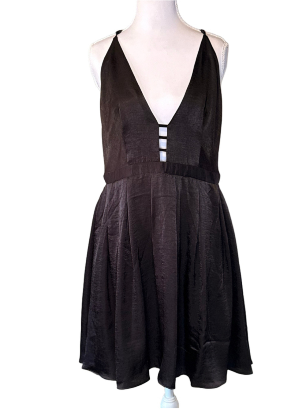 Free People Black Mini Dress Size 12